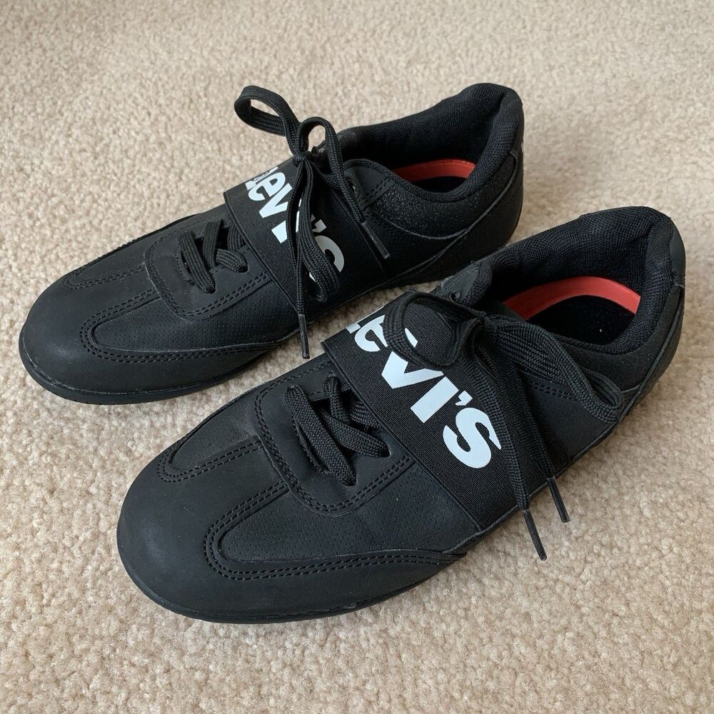 Levi’s Women’s Chiara Perf Sneakers Low Top Athletic Shoes Black Size 8.5